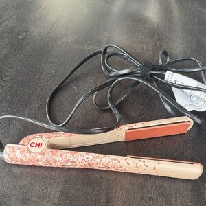 CHI Speckled Pink and Tan Hair Straightener